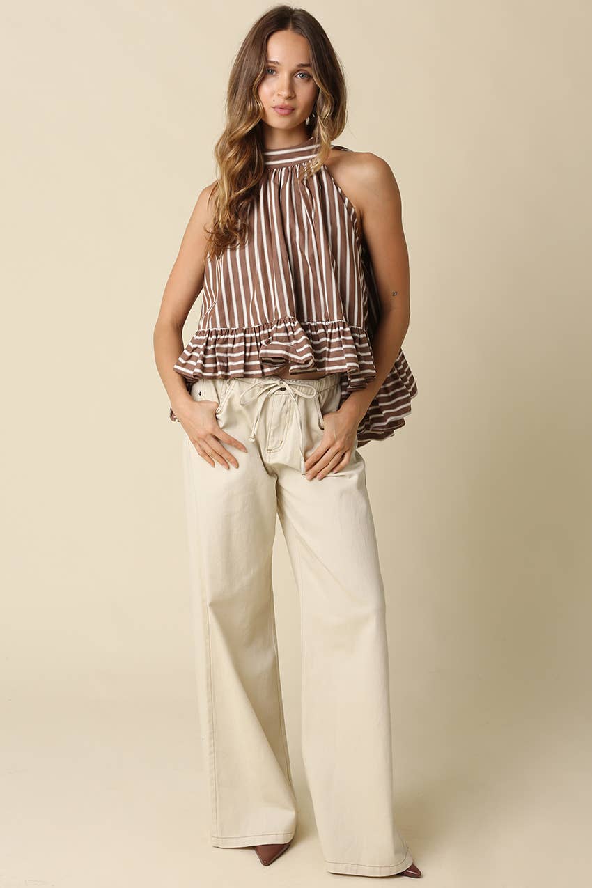 Kaylyn Drawstring Wide Leg Pants