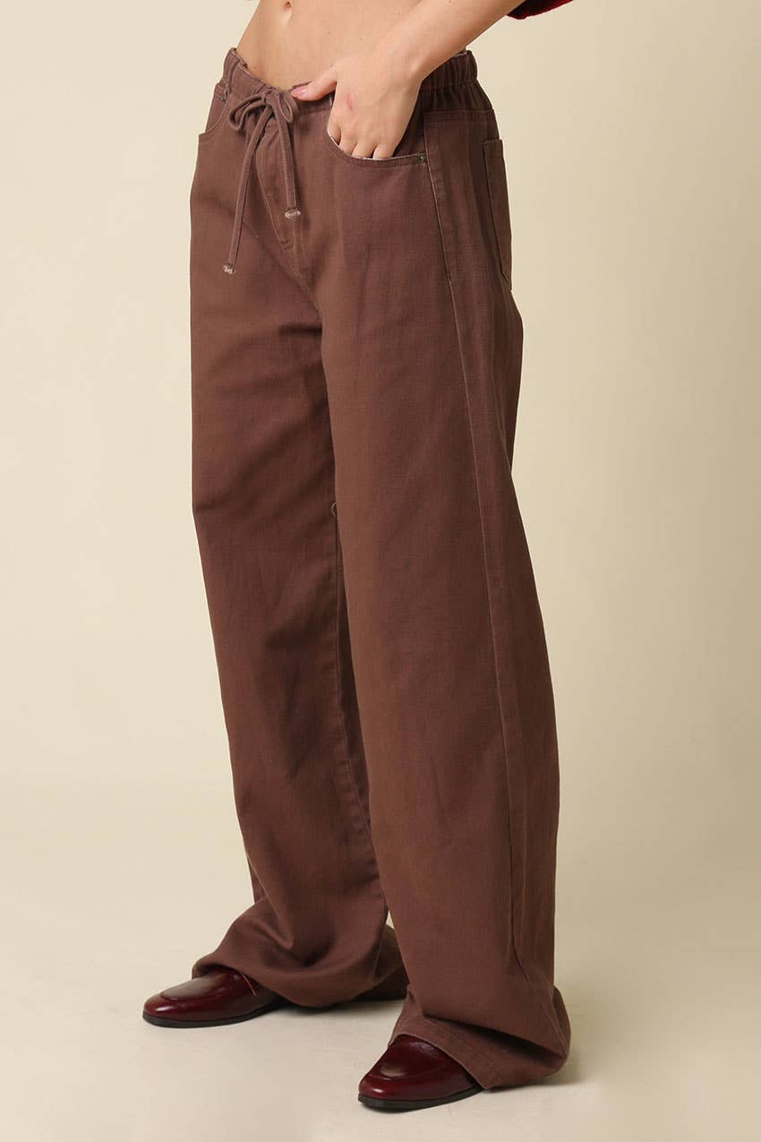 Kaylyn Drawstring Wide Leg Pants