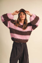 The Sweetheart Striped Sweater