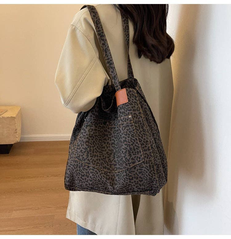 Leopard Print Tote Bag