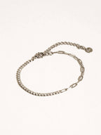 Wildora 18K Gold Non-Tarnish CZ Tennis Chain Link Bracelet