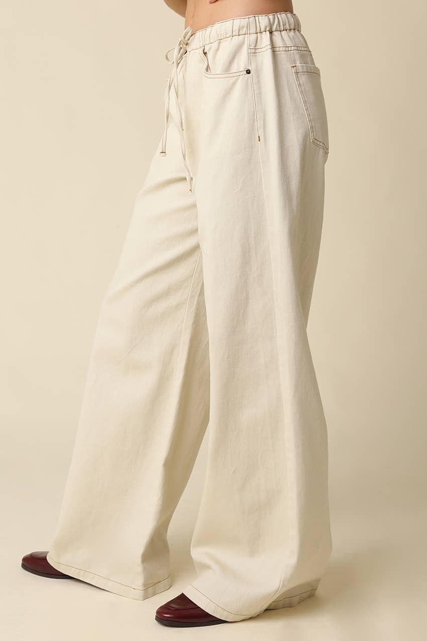 Kaylyn Drawstring Wide Leg Pants