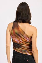 ASYMMETRICAL ONE SHOULDER TOP