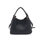 Kaia Woven Crossbody- Black
