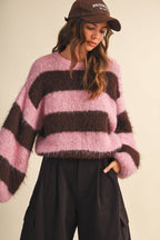 The Sweetheart Striped Sweater