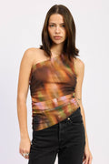 ASYMMETRICAL ONE SHOULDER TOP