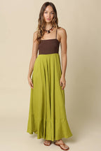 Hailey Colorblock Maxi Dress