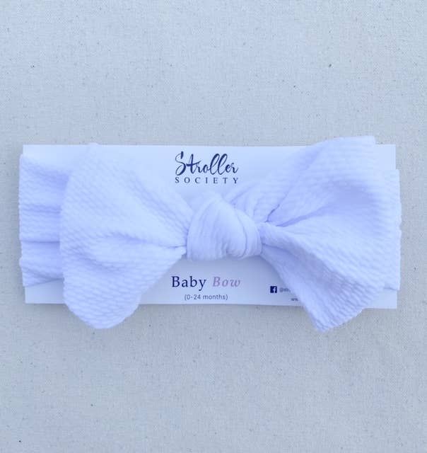 Baby Bow- White