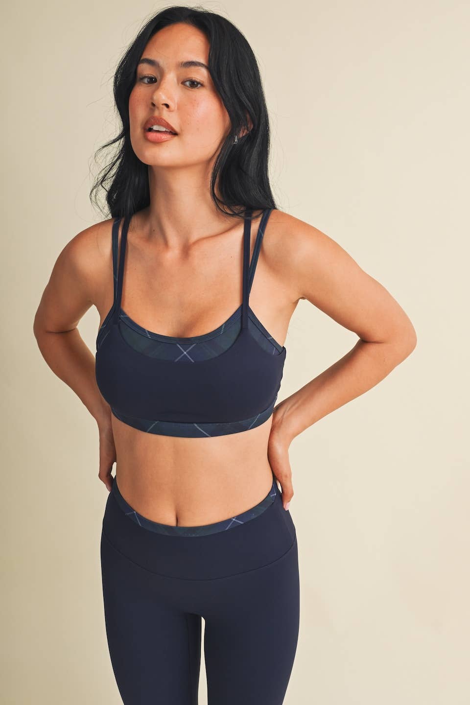 Contrast Binding Legging