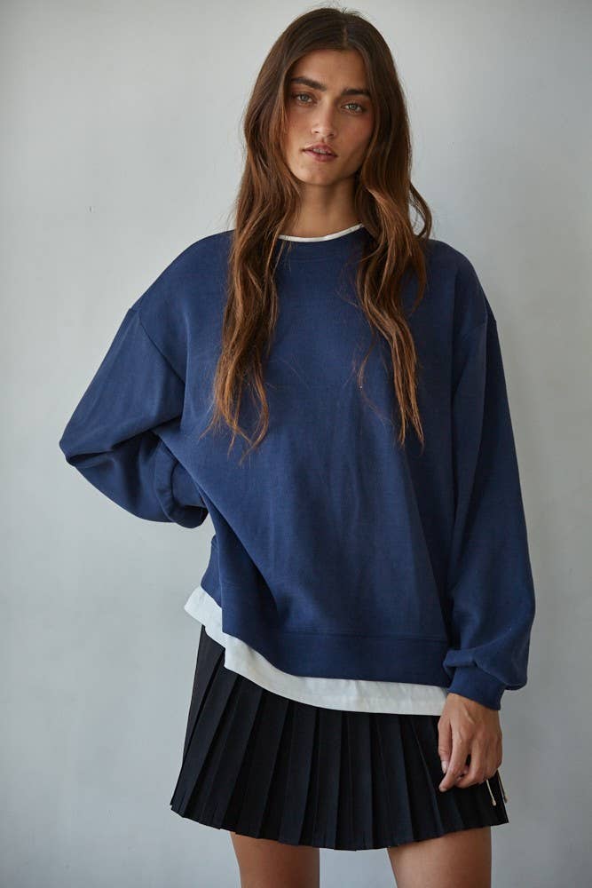 Knit Crewneck Top
