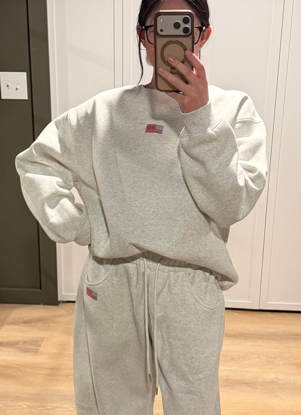 Flag Relaxed Fit Sweatshirt