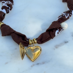 The Heirloom Heart Bandana Necklace
