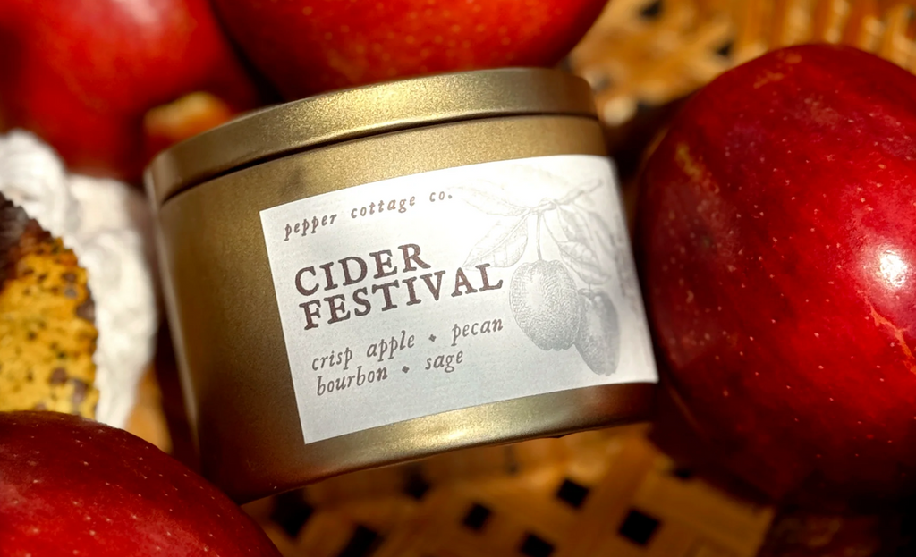 5.5 oz Pepper Cottage Co. Candles- Multiple Scents!