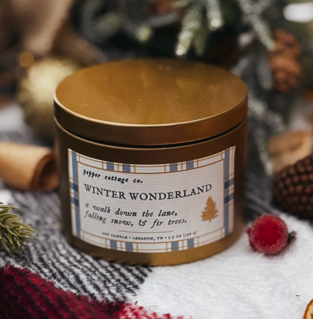 5.5 oz Pepper Cottage Co. Candles- Multiple Scents!
