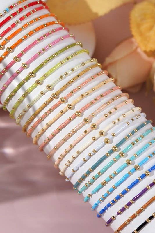 BOHO COLORFUL BALL BEADED BRACELET | 40B5178