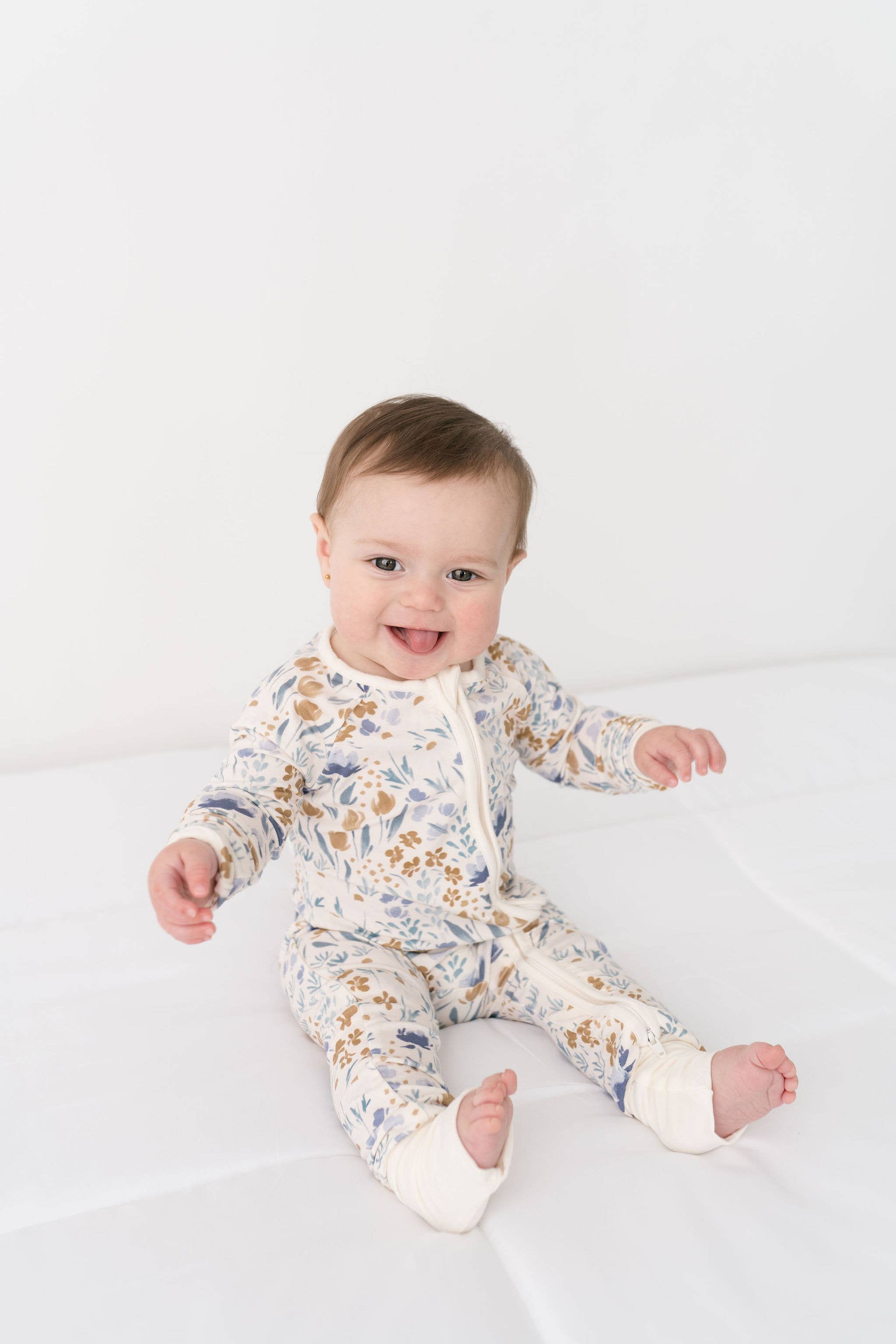 Floral Bamboo Sleeper 12-18M