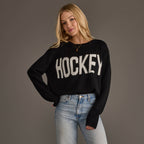 Black Hockey Sweater