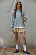 Knit Crewneck Top