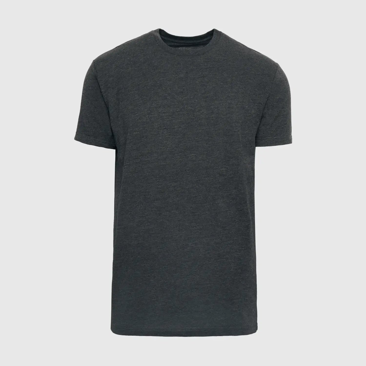 Short Sleeve T-Shirt | Crew Neck | Heather Charcoal Gray