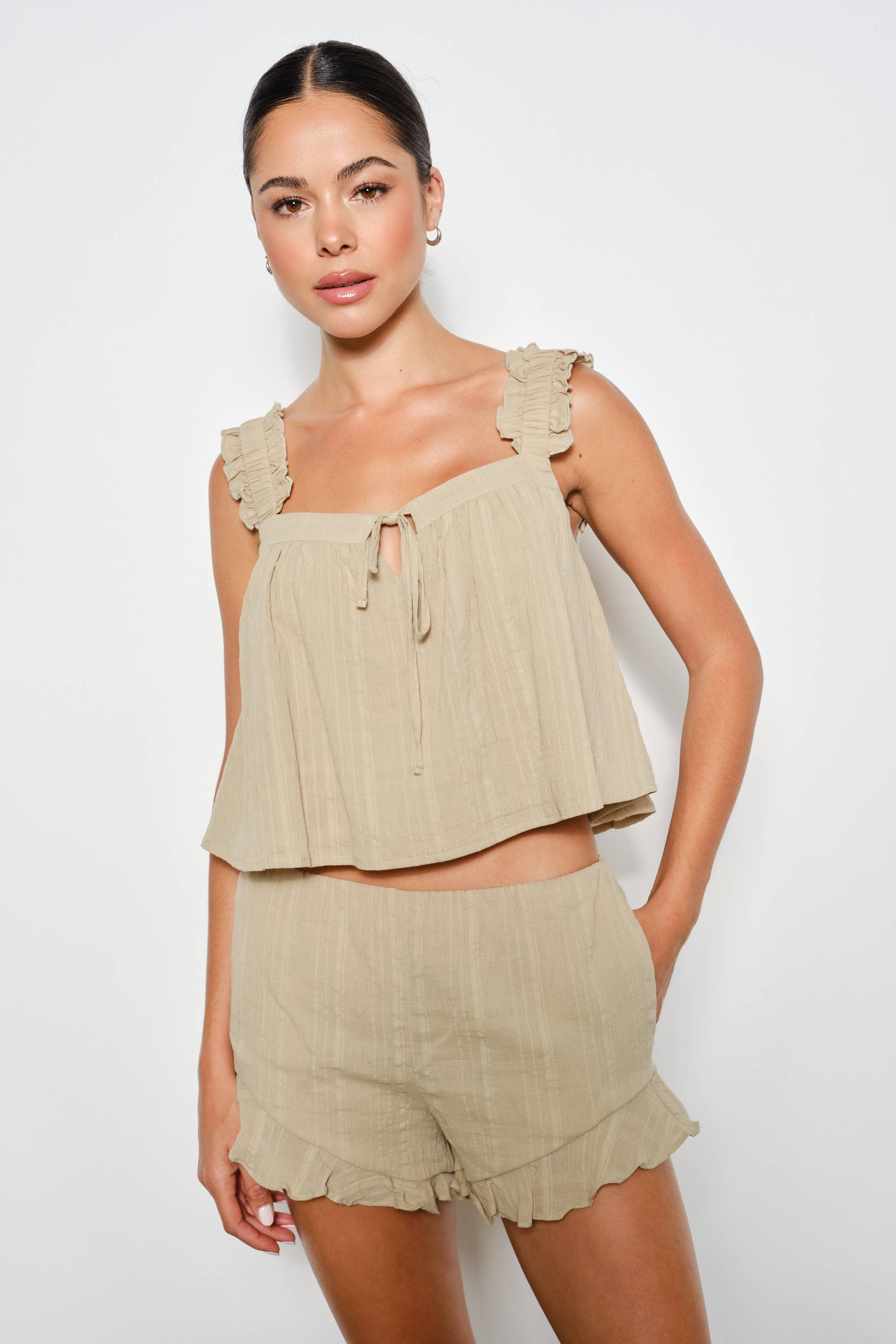 ELSA FRILL TOP (top only)
