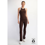 BUTTER SOFT CONTRAST RACERBACK TOP