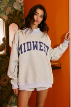 MIDWEST 'MIDWEST BABE' Reversible Sweatshirt