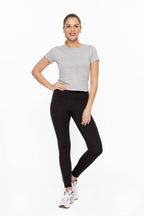 Essential Cotton Baby Tee: HEATHER GREY