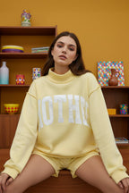 Butter Yellow Mother Mockneck