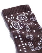 Bandana Crew Sock Organic Cotton