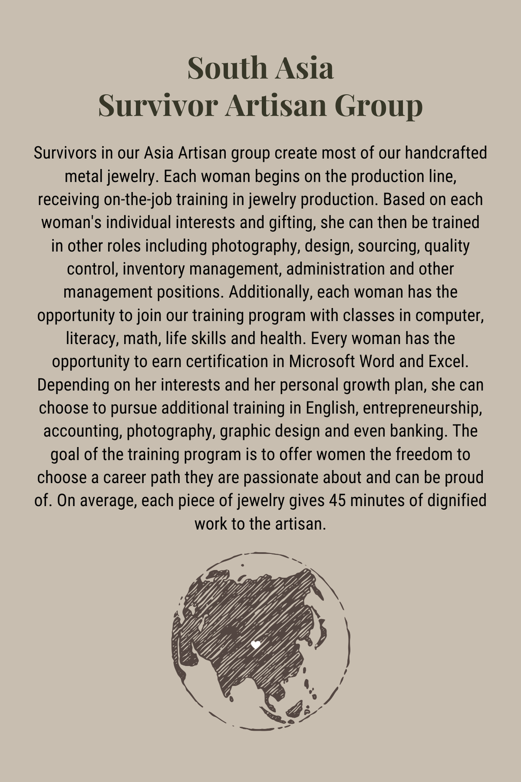 Salvation Necklace - Gold - Made by Survivors