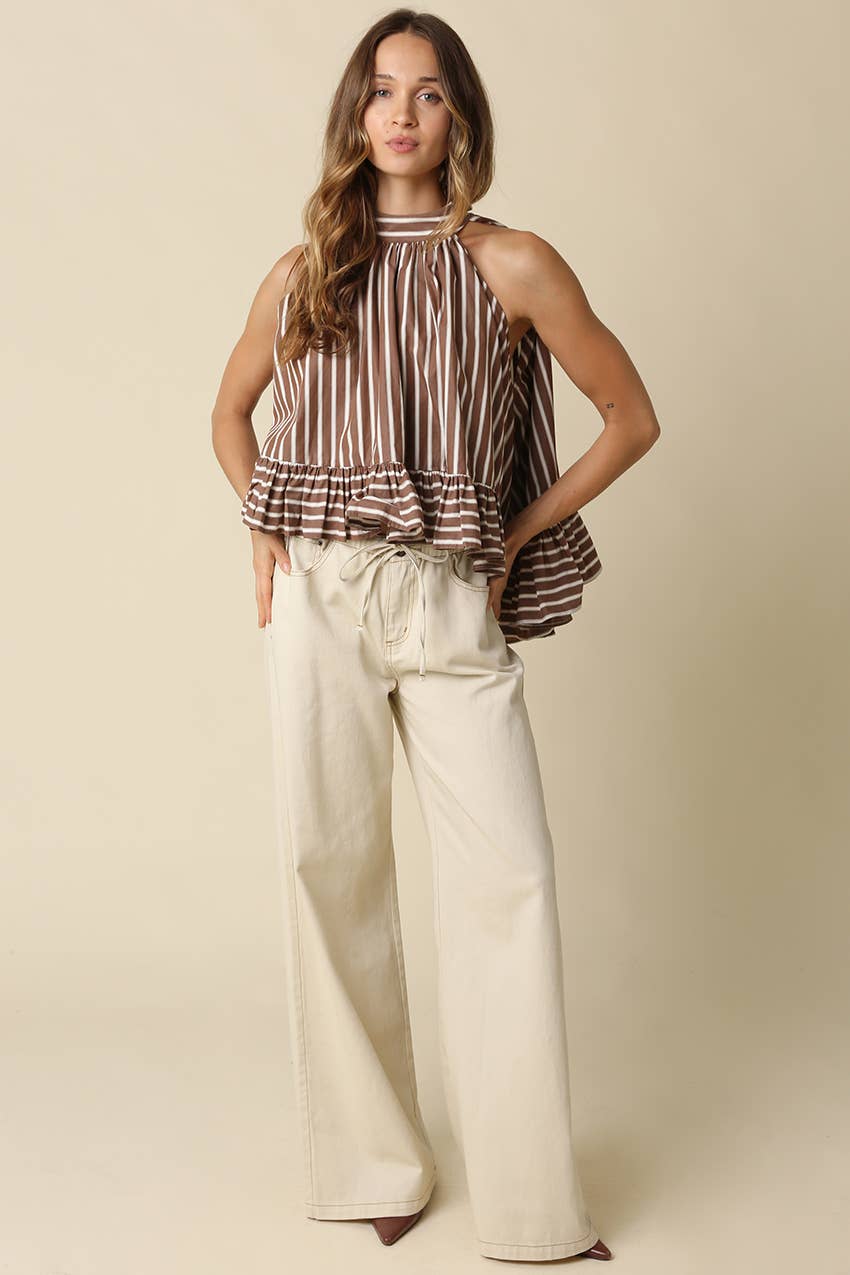 Kaylyn Drawstring Wide Leg Pants