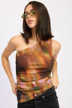 ASYMMETRICAL ONE SHOULDER TOP