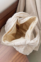 Brown Quilted Shoulder Bag