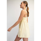 COTTON LYCRA STRAPPY SUMMER ROMPER