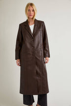Notch Lapel Trench Coat