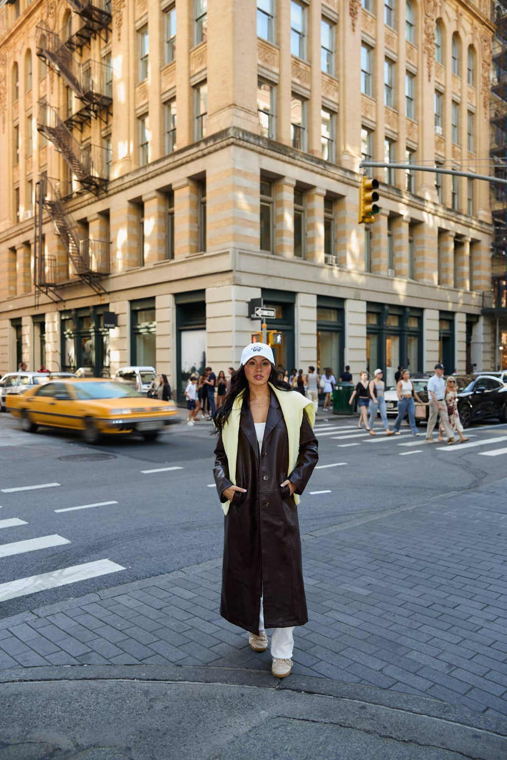 Notch Lapel Trench Coat