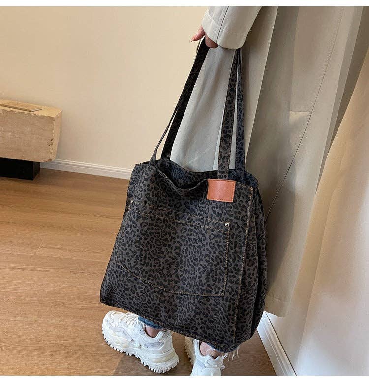 Leopard Print Tote Bag